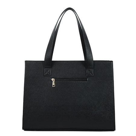 Women black laptop bag, alternate view